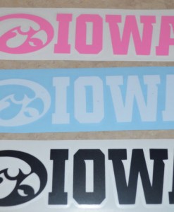 Iowa Hawkeye Decals