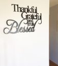 Thankful Grateful and Truly Blessed Wall Decor Metal 2